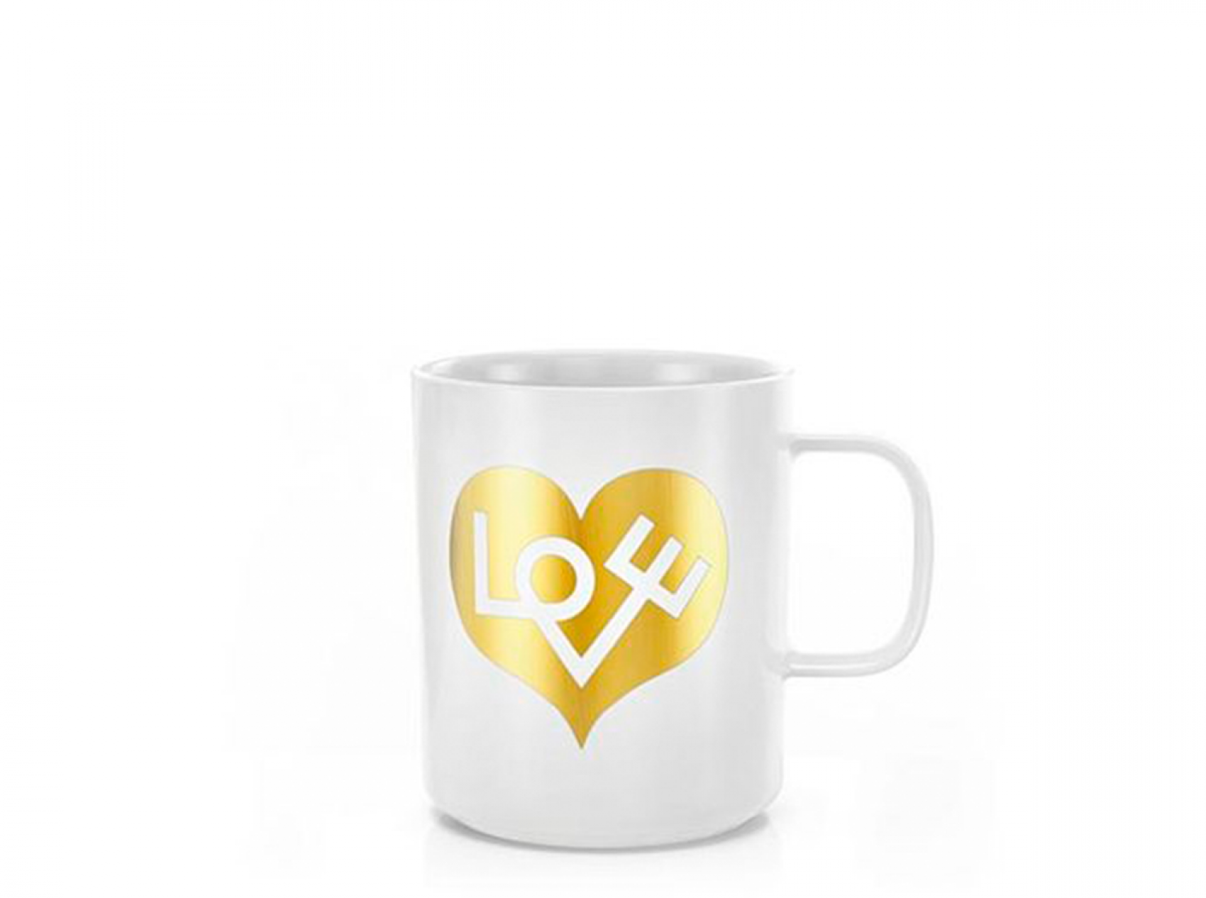 Чашка Love Heart, золота