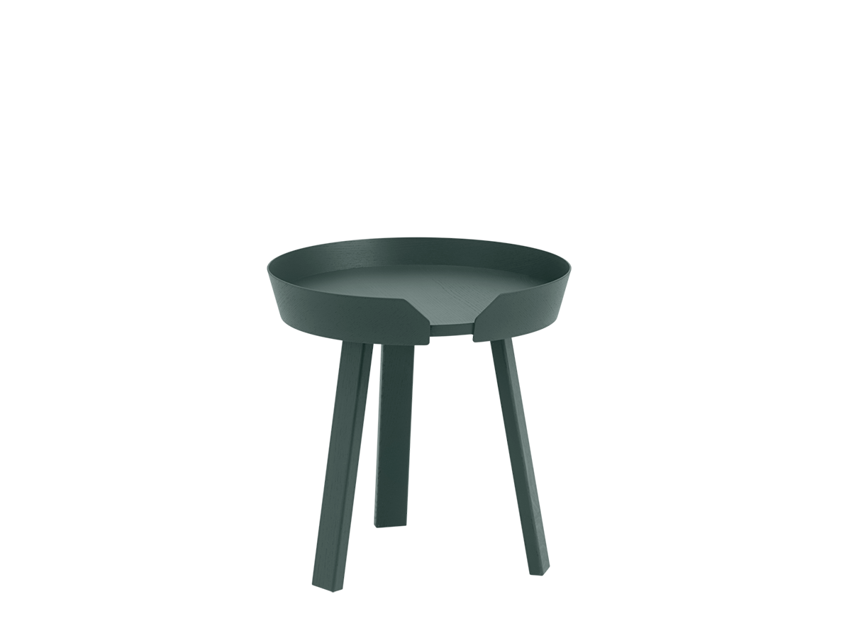 Столик Around, маленький, темно-зелений