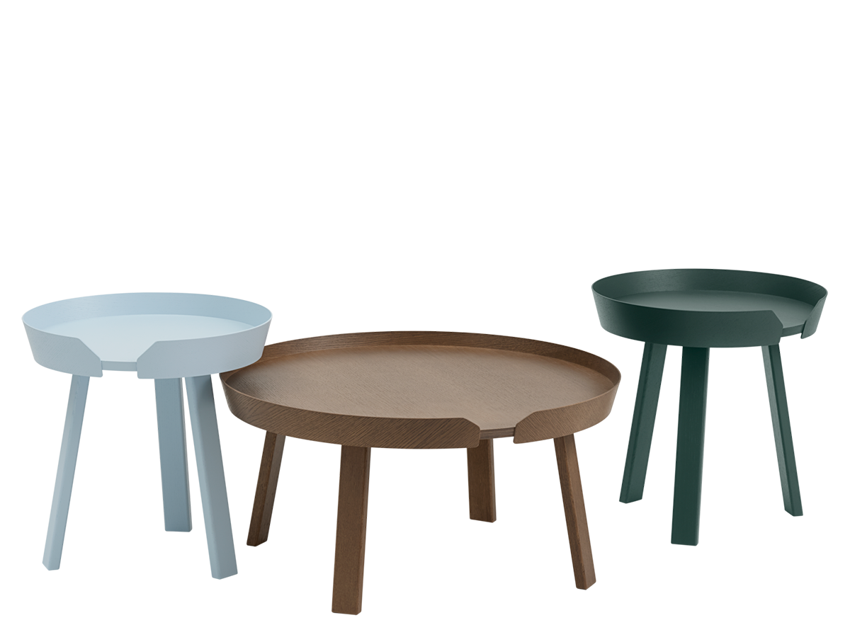 Столик Around, маленький, темно-зелений